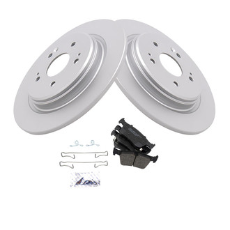TRQ® - Rear Disc Brake Kit with Ceramic Pads