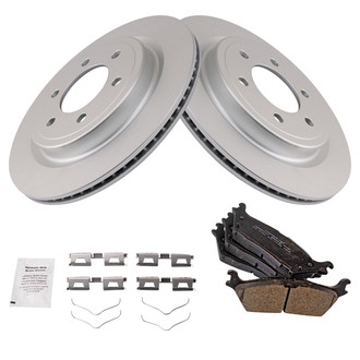TRQ® - Rear Disc Brake Kit with Ceramic Pads
