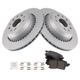 TRQ® - Rear Disc Brake Kit with Ceramic Pads