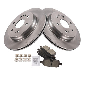 TRQ® - Rear Disc Brake Kit with Ceramic Pads