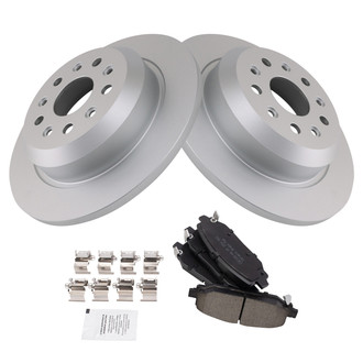 TRQ® - Rear Disc Brake Kit with Ceramic Pads
