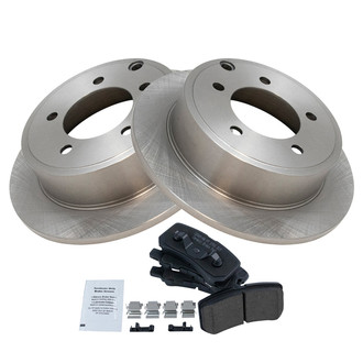 TRQ® - Rear Disc Brake Kit with Ceramic Pads