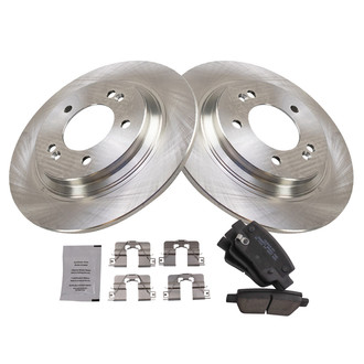TRQ® - Rear Disc Brake Kit with Ceramic Pads