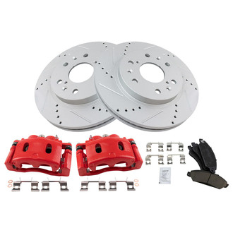 TRQ® - Performance Ceramic Front Brake Kit with Calipers