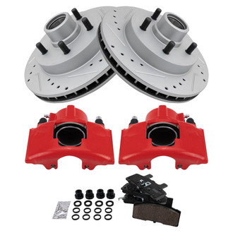 TRQ® - Performance Ceramic Front Brake Kit with Calipers