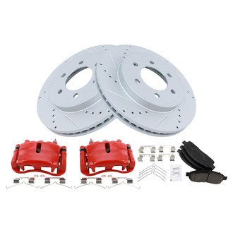 TRQ® - Performance Ceramic Front Brake Kit with Calipers
