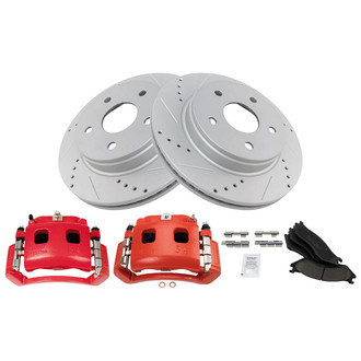TRQ® - Performance Ceramic Front Brake Kit with Calipers