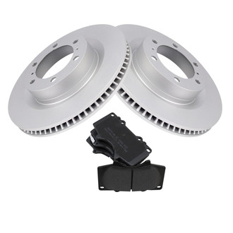 TRQ® - Front Disc Brake Kit with Semi-Metallic Pads