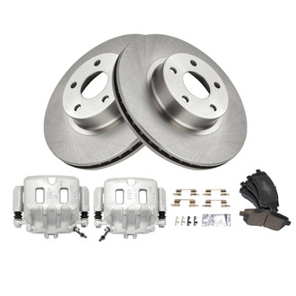 TRQ® - Disc Brake Kit with Semi-Metallic Pads and Calipers