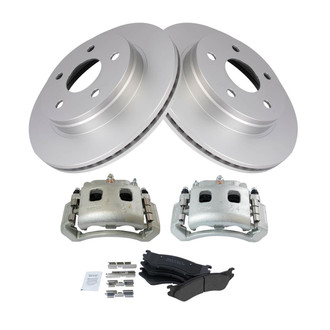TRQ® - Disc Brake Kit with Semi-Metallic Pads and Calipers