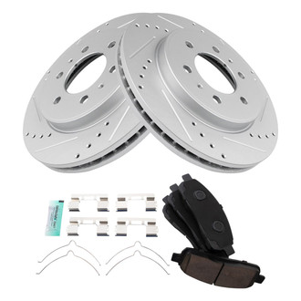TRQ® - Performance Ceramic Front Brake Kit