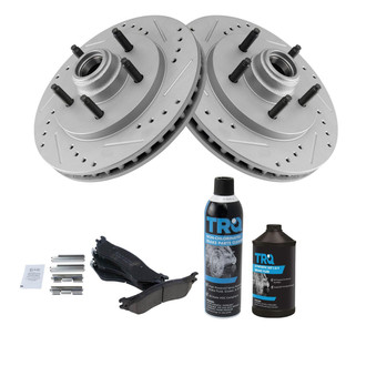 TRQ® - Performance Ceramic Front Brake Kit