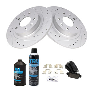 TRQ® - Performance Ceramic Rear Brake Kit