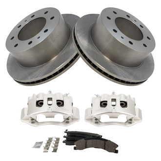 TRQ® - Rear Disc Brake Kit with Ceramic Pads and Calipers