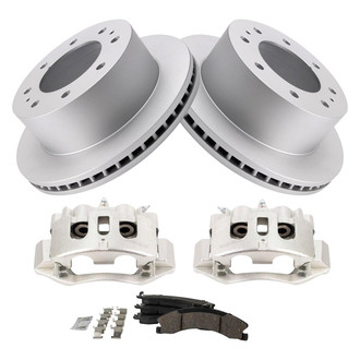 TRQ® - Rear Disc Brake Kit with Ceramic Pads and Calipers