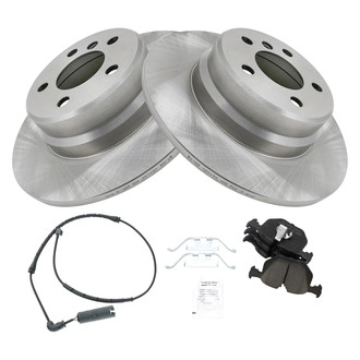 TRQ® - Rear Disc Brake Kit with Ceramic Pads