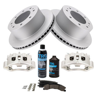TRQ® - Rear Disc Brake Kit with Ceramic Pads and Calipers