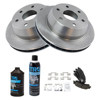 TRQ® - Rear Disc Brake Kit with Ceramic Pads