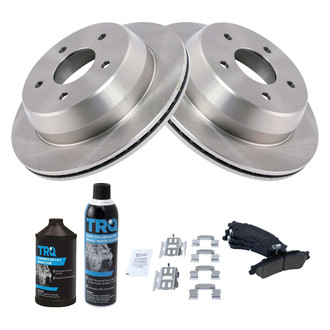 TRQ® - Rear Disc Brake Kit with Ceramic Pads