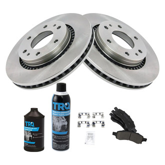 TRQ® - Front Disc Brake Kit with Ceramic Pads