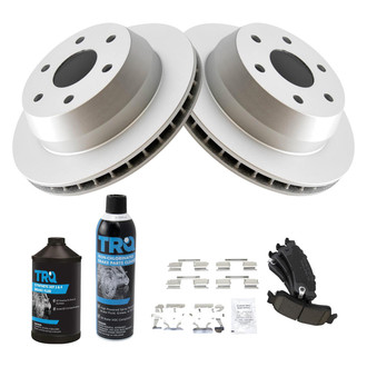 TRQ® - Rear Disc Brake Kit with Ceramic Pads
