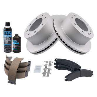 TRQ® - Performance Semi-Metallic Rear Brake Kit