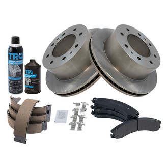 TRQ® - Performance Semi-Metallic Rear Brake Kit