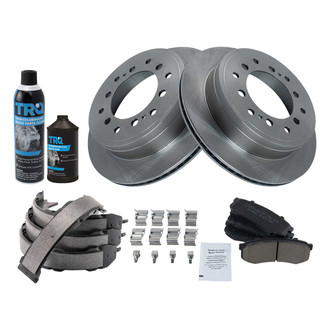 TRQ® - Performance Ceramic Rear Brake Kit