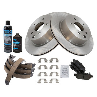 TRQ® - Performance Semi-Metallic Rear Brake Kit