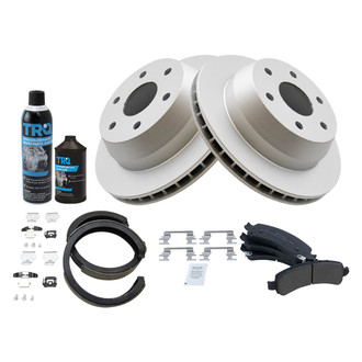 TRQ® - Performance Semi-Metallic Rear Brake Kit