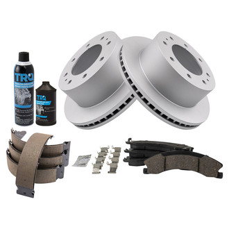TRQ® - Performance Ceramic Rear Brake Kit