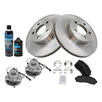 TRQ® - Performance Semi-Metallic Front Brake Kit