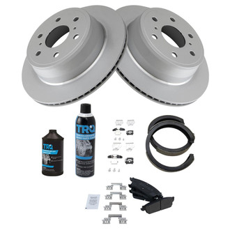 TRQ® - Performance Semi-Metallic Rear Brake Kit