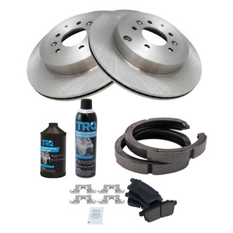 TRQ® - Performance Ceramic Rear Brake Kit