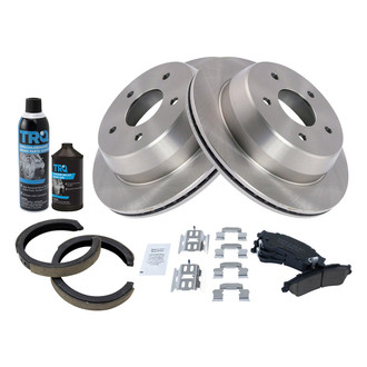 TRQ® - Performance Ceramic Rear Brake Kit