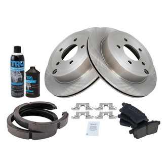 TRQ® - Performance Ceramic Rear Brake Kit