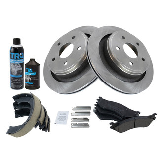 TRQ® - Performance Ceramic Rear Brake Kit