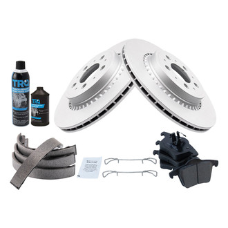 TRQ® - Performance Ceramic Rear Brake Kit