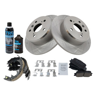 TRQ® - Performance Ceramic Rear Brake Kit