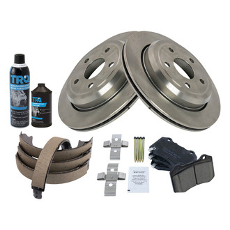 TRQ® - Performance Ceramic Rear Brake Kit