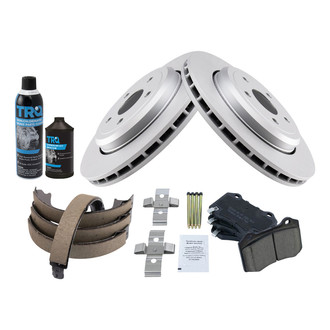 TRQ® - Performance Ceramic Rear Brake Kit