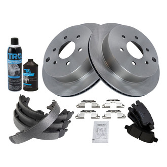 TRQ® - Performance Ceramic Rear Brake Kit