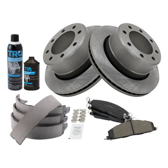 TRQ® - Performance Semi-Metallic Rear Brake Kit