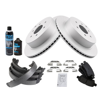 TRQ® - Performance Ceramic Rear Brake Kit