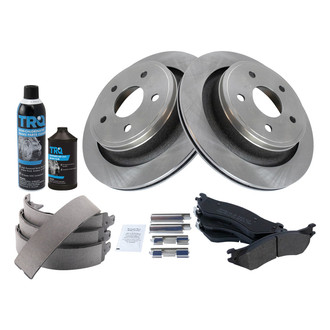 TRQ® - Performance Semi-Metallic Rear Brake Kit