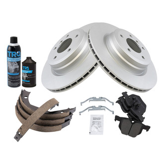 TRQ® - Performance Ceramic Rear Brake Kit