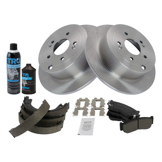 TRQ® - Performance Ceramic Rear Brake Kit