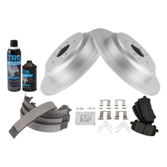 TRQ® - Performance Ceramic Rear Brake Kit