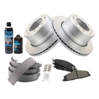 TRQ® - Performance Semi-Metallic Rear Brake Kit