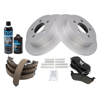TRQ® - Performance Semi-Metallic Rear Brake Kit